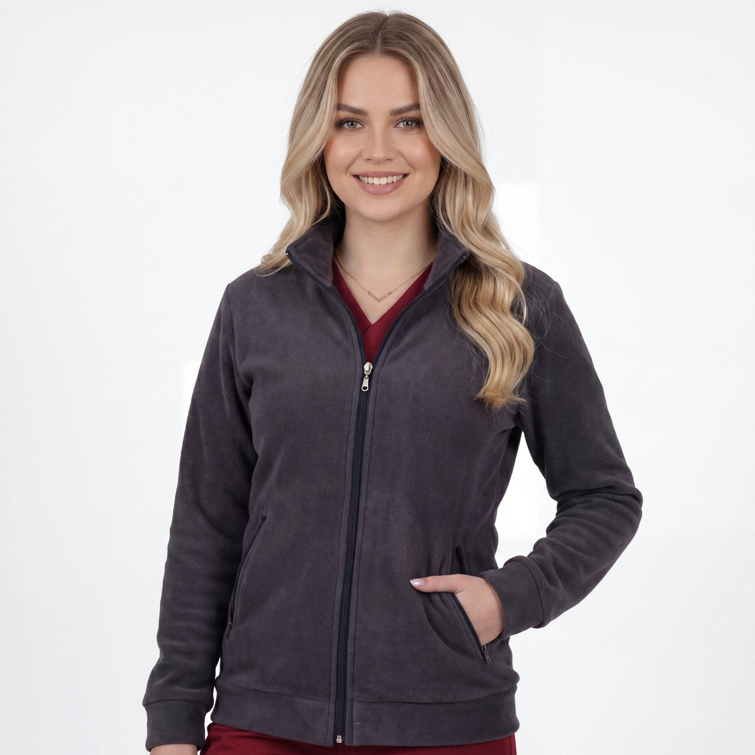 Ameliyathane Ceketi Gri Polar